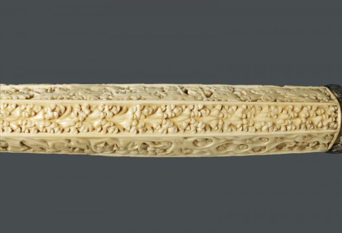 Hunting horn (oliphant) (Detail, bottom strip)
