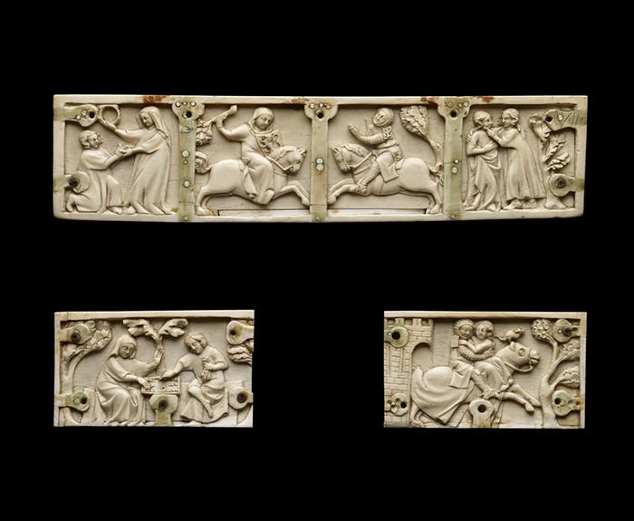 Panels (fragment of a casket; coffret) (Front)