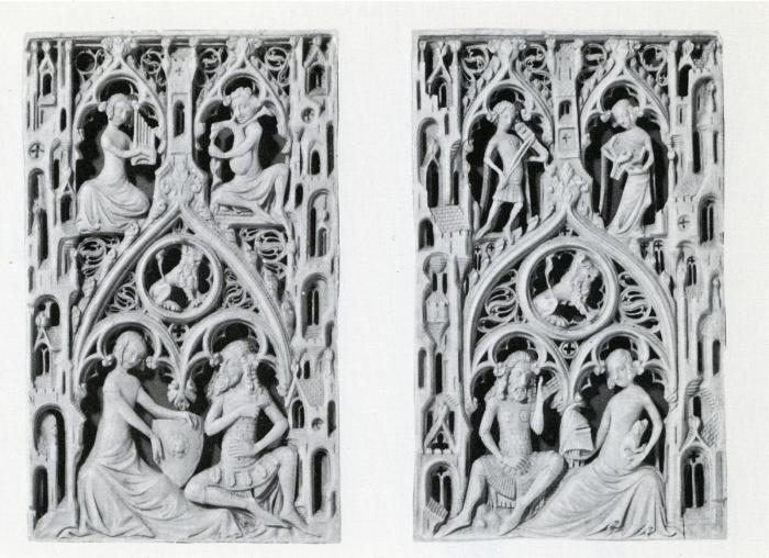 Openwork panels, 2 registers, 1 and 2 arches across (plaque ajourée) (Front)