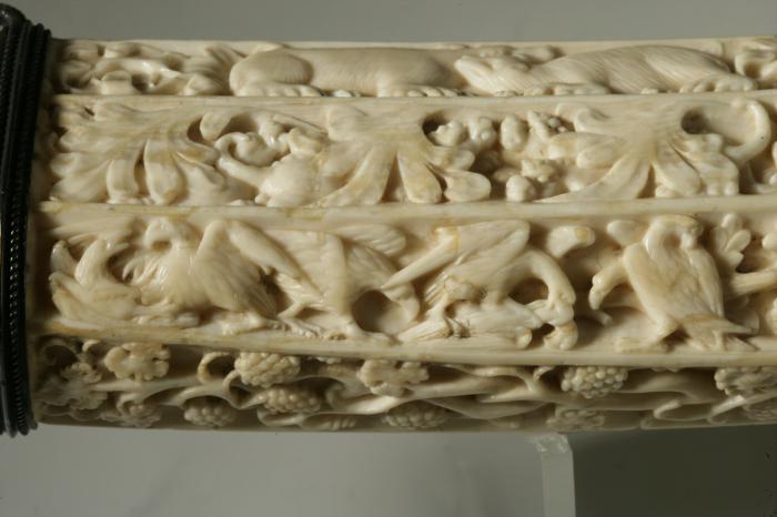 Hunting horn (oliphant) (Detail, side 2)