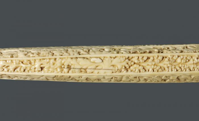 Hunting horn (oliphant) (Detail, bottom strip)