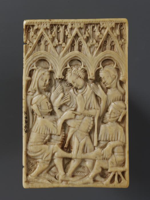 Writing tablet, 1 register, 3 arches across (plaquette; frise d'arcatures; tablette à écrire) (Front)