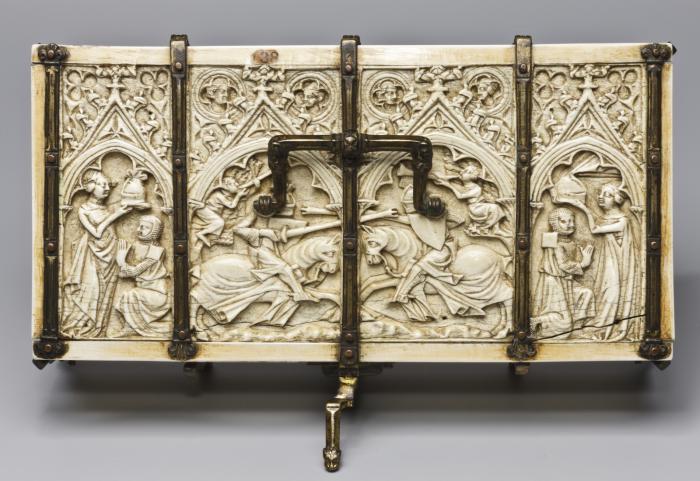 Casket with arches (frise d'arcatures; coffret) (Lid)