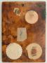 Wing, right (fragment of a diptych), 1 register, 3 arches across (frise d'arcatures; plaquette) (Back)