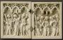 Diptych, 1 register, 3 arches across (frise d'arcatures; plaquettes) (Front)