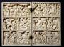 Diptych, 3 registers, 2 compartments across (colonnettes) (Front)