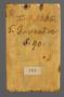 Wing, left (fragment of a diptych), 1 register, 1 arch across (plaquette) (Back)