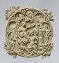 Mirror case, frame of 10 lobes (valve de miroir) (Front)