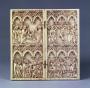 Diptych, 2 registers, 3 arches across (frise d'arcatures) (Front)