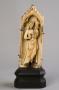 Gabled centre panel (fragment of a polyptych; tabernacle), 1 register (colonnettes) (Front)
