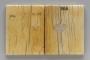 Diptych, 1 register, 3 arches across (plaquettes; frise d'arcatures) (Back)