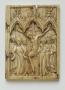 Wing, right (fragment of a diptych), 1 register, 3 arches across (frise d'arcatures; plaquette) (Front)