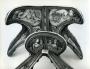 Saddle with reliefs (selle; appliqués) (Back)