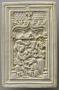 Panel (fragment of a box), 1 register, 1 ogee arch across (plaquette; colonnettes) (Front)
