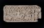 Panel (fragment of a casket; possibly front), 5 arches across (coffret; frise d'arcatures) (Front)
