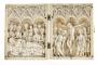 Diptych, 1 register, 3 arches across (frise d'arcatures; plaquettes) (Front)