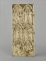 Wing, left (fragment of a diptych), 3 registers, 2 arches across (frise d'arcatures; colonnettes) (Front)