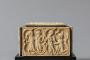 Casket with quatrefoils (coffret; quatre-feuilles) (End, right)