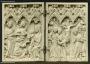 Diptych, 1 register, 3 arches across (plaquettes; frise d'arcatures) (Front)