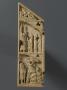 Wings (part of a gabled triptych), 3 registers (Wing, left)