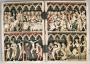 Diptych, 2 registers, 6 arches across (colonnettes; frise d'arcatures) (Front)