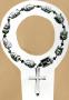 Complete rosary of 11 beads, with crucifix pendant (chaplet)