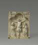 Centre panel (fragment of a polyptych), 1 register, 1 trefoil arch across (plaquette; colonnettes) (Front)