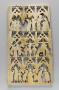 Openwork panel, 3 registers, 3 arches across (frise d'arcatures; plaque ajourée) (Back)