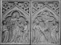 Diptych, 1 register, 1 arch across (plaquettes) (Front)