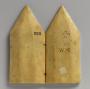 Gabled diptych, 1 register, 1 arch across (Back)