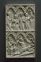Panel (part of a polyptych), 2 registers, 3 arches across (frise d'arcatures) (Front)