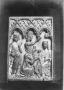 Panel (possibly fragment of a diptych), 1 register, 3 arches across (plaquette; frise d'arcatures) (Front)
