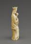 Statuette; known as 'Vierge à l'Enfant au chardonneret' (Side)