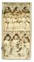 Wing, right (fragment of a diptych), 2 registers, 3 arches across, bands of rosettes (frise d'arcatures; décor de roses) (Front)