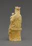 Statuette; known as 'Vierge à l'Enfant au chardonneret' (Back)