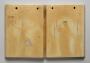 Diptych, 1 register, 1 arch across (plaquette) (Back)