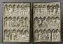 Diptych, 3 registers, 6 arches across (frise d'arcatures; colonnettes) (Front)
