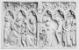 Diptych, 1 register, 3 arches across (frise d'arcatures; plaquettes) (Front)