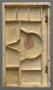 Box for goldsmith scales and weights, 1 register, 3 arches across (boîte à poids et à balance; frise d'arcatures) (Back)