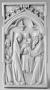 Double-sided panel (fragment of a polyptych), 1 register, 1 arch across (plaquette) (Side 1)