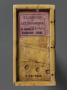 Panel (fragment of a box), 2 registers, 3 arches across (frise d'arcatures; colonnettes) (Back)