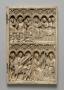 Wing, right (part of a diptych), 2 registers, 6 arches across (frise d'arcatures, colonnettes) (Front)