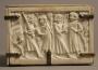 Casket, with quatrefoils (coffret; quatre-feuilles) (End, right)