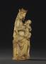 Statuette with band of rosettes (décor de roses); known as 'Vierge de Frigolet' and 'Vierge Martin Le Roy' (Side)