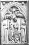 Wing, left or wing, right (fragment of a diptych), 1 register, 1 arch across (plaquette; colonnettes) (Front)