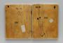 Diptych, 1 register, 3 arches across (plaquettes; frise d'arcatures) (Back)