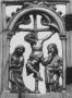 Openwork diptych, 1 register, 1 arch across (diptyque ajouré; colonnettes) (Wing, left)