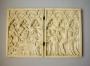 Diptych, 1 register, 3 arches across (plaquettes; frise d'arcatures) (Front)
