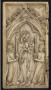 Wing, left (fragment of a diptych), 1 register, 1 arch across (plaquette) (Front)