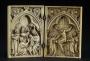 Diptych, 1 register, 1 arch across (frise d'arcatures) (Front)